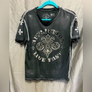 Men’s Affliction Tshirt, size M